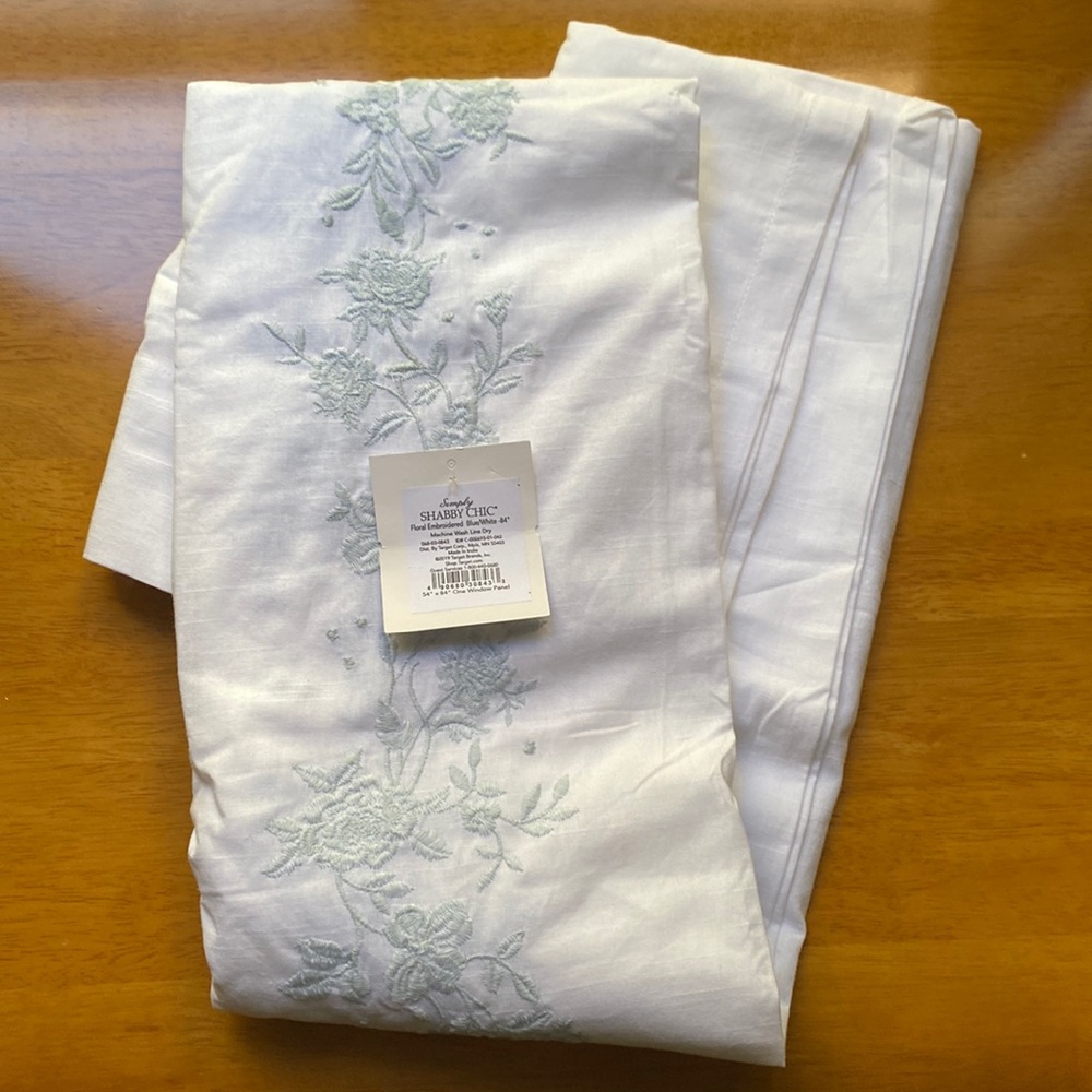 Simply shabby chic curtains 84” one panel